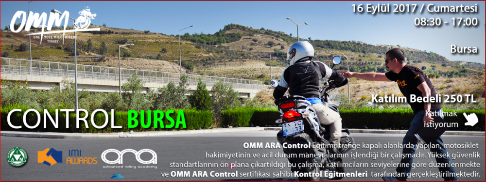 OMM - ARA Control Bursa 16 Eylül 2017