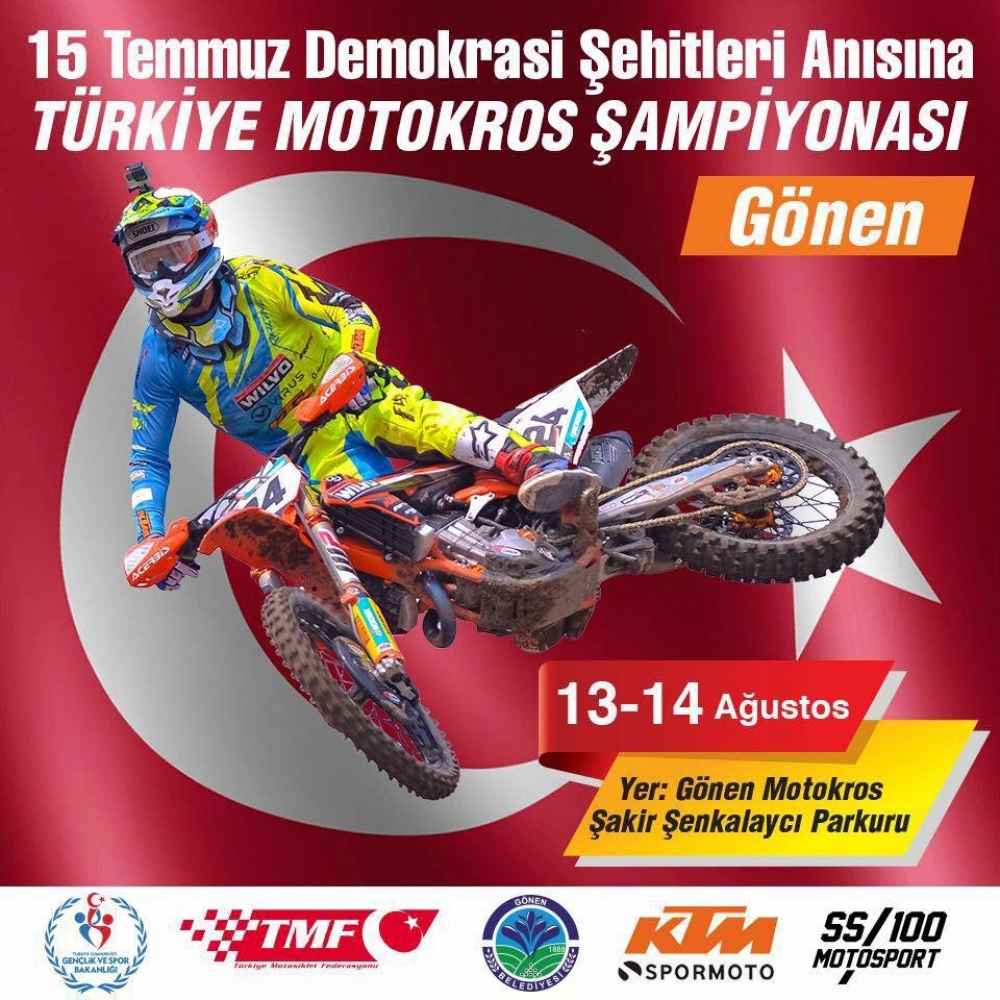 15 Ağustos Demokrasi Şehitleri Anısına Türkiye Motokros Şampiyonası