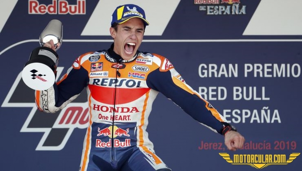 İspanya MotoGP'yi Marquez Kazandı