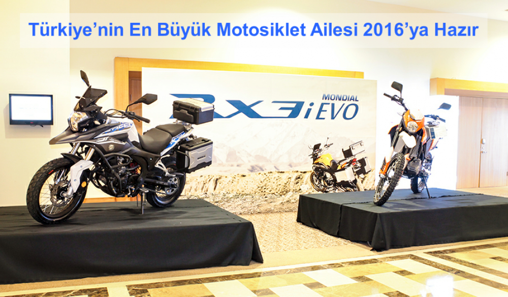 Türkiye'nin En Büyük Motosiklet Ailesi 2016'ya Hazır