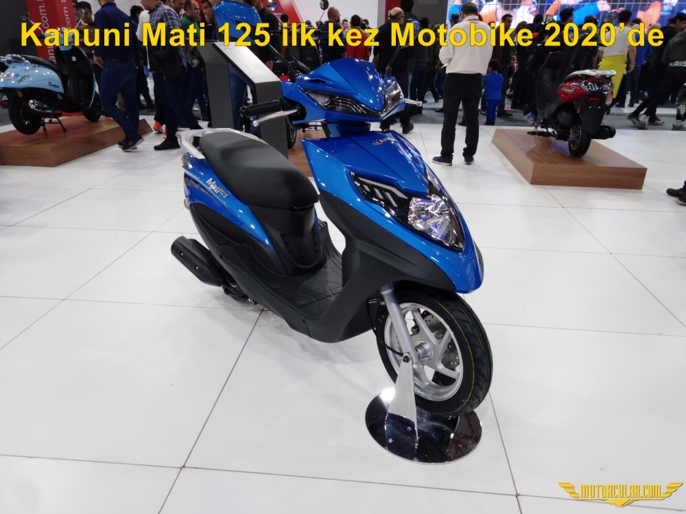 Türkiye'de Üretilen Kanuni Mati 125 ilk kez Motobike 2020'de
