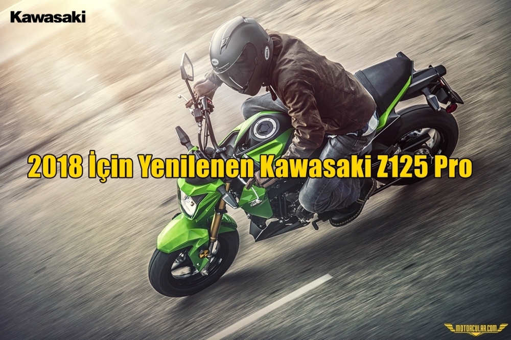 2018 İçin Yenilenen Kawasaki Z125 Pro