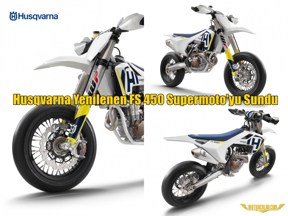 Husqvarna Yenilenen FS 450 Supermoto'yu Sundu