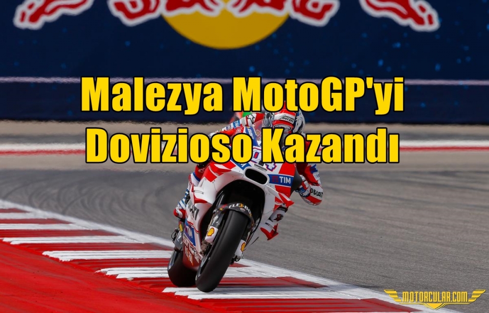 Malezya MotoGP'yi Dovizioso Kazandı