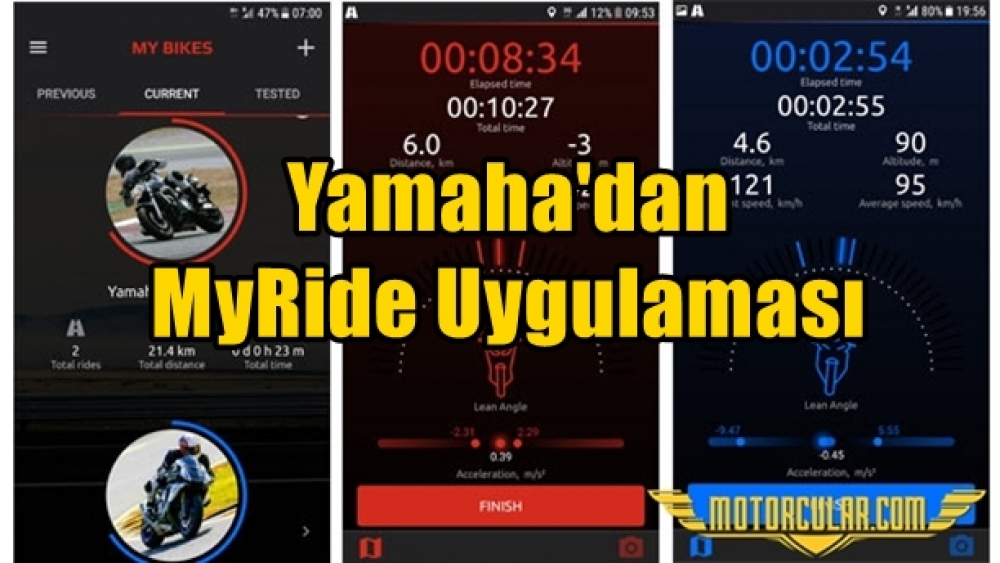 Yamaha'dan MyRide Uygulaması