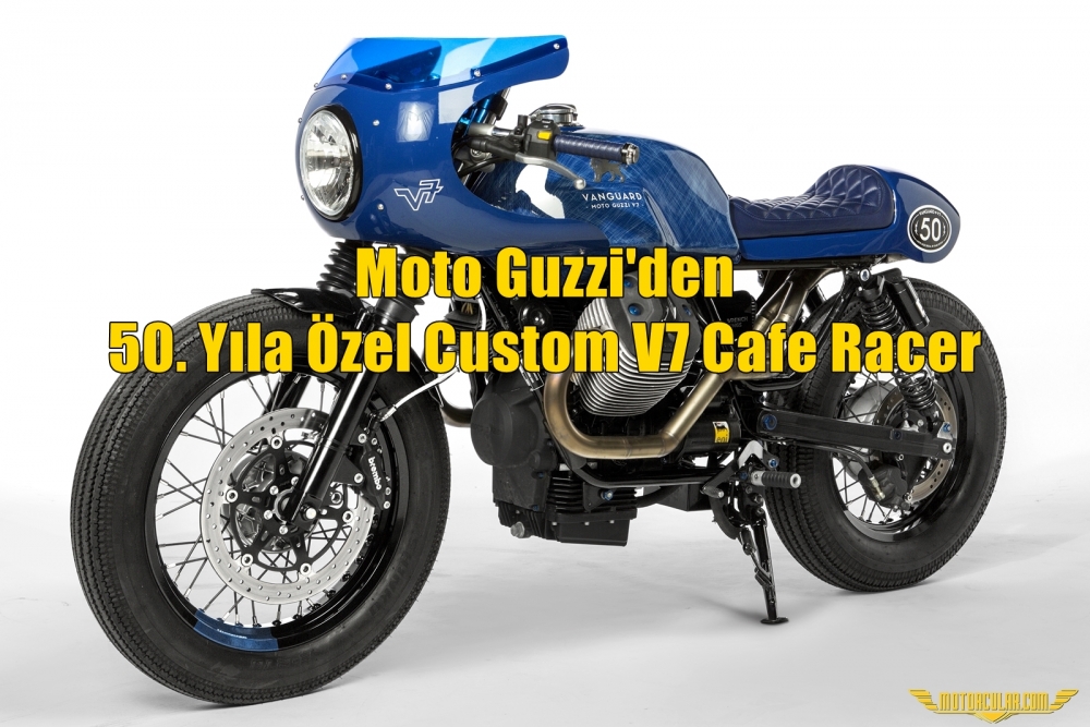 Moto Guzzi'den 50. Yıla Özel Custom V7 Cafe Racer