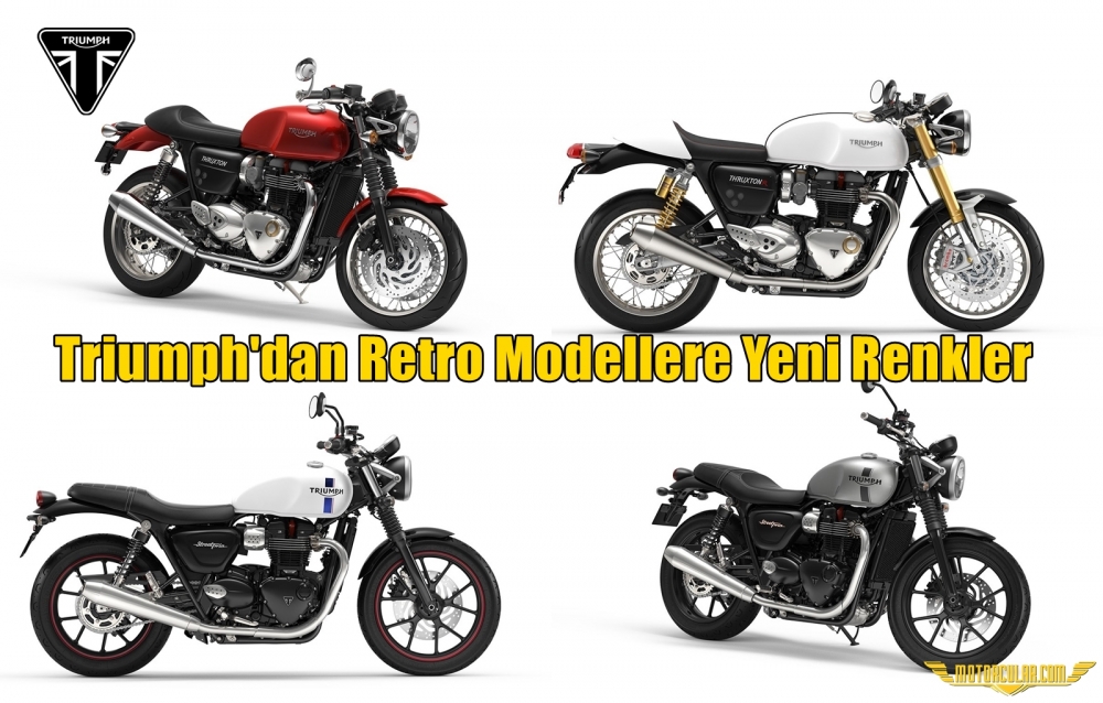 Triumph'dan Retro Modellere Yeni Renkler