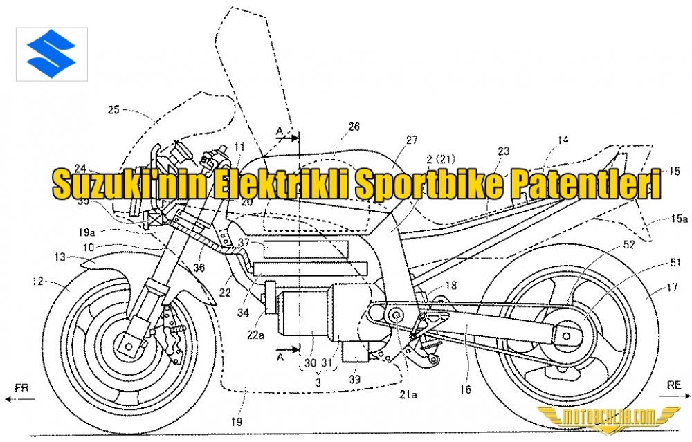 Suzuki'nin Elektrikli Sportbike Patentleri