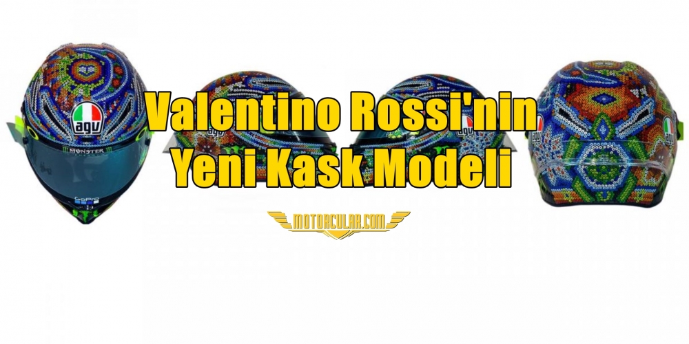 Valentino Rossi'nin Yeni Kask Modeli
