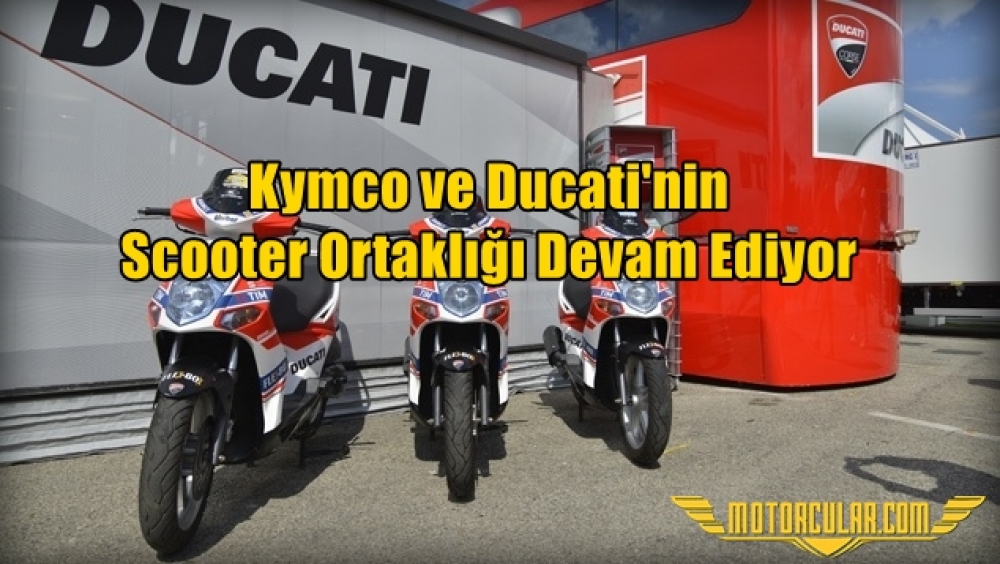 Kymco ve Ducati'nin Scooter Ortaklığı Devam Ediyor