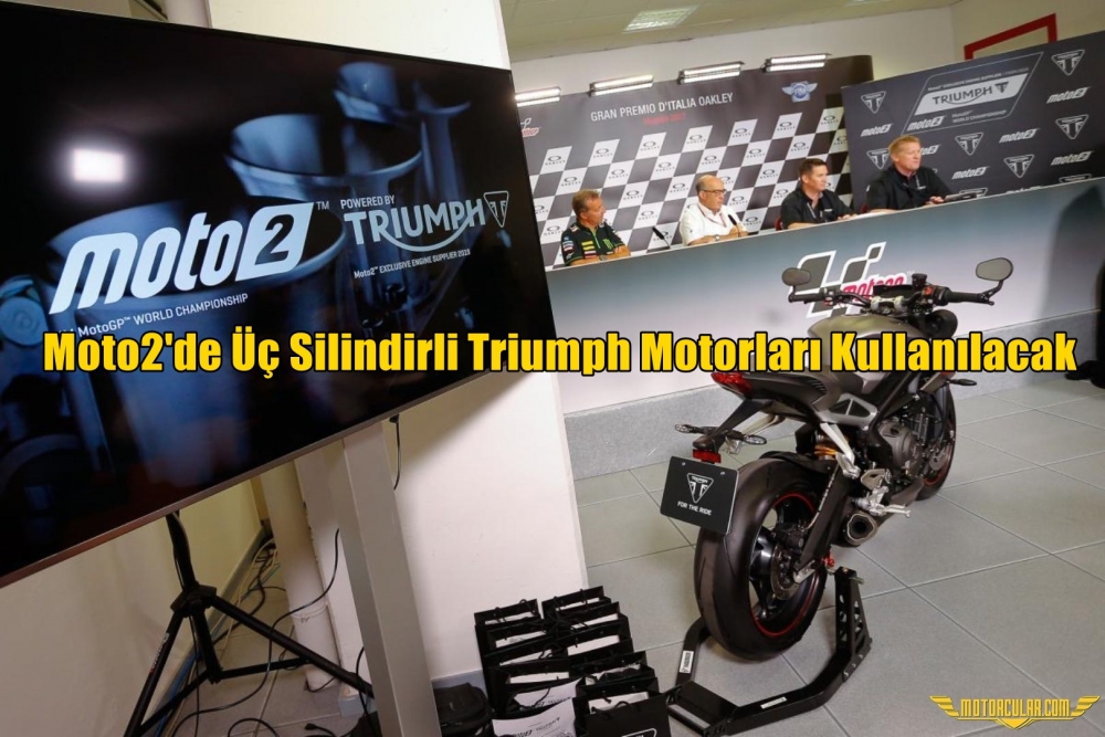 Moto2'de Üç Silindirli Triumph Motorları Kullanılacak