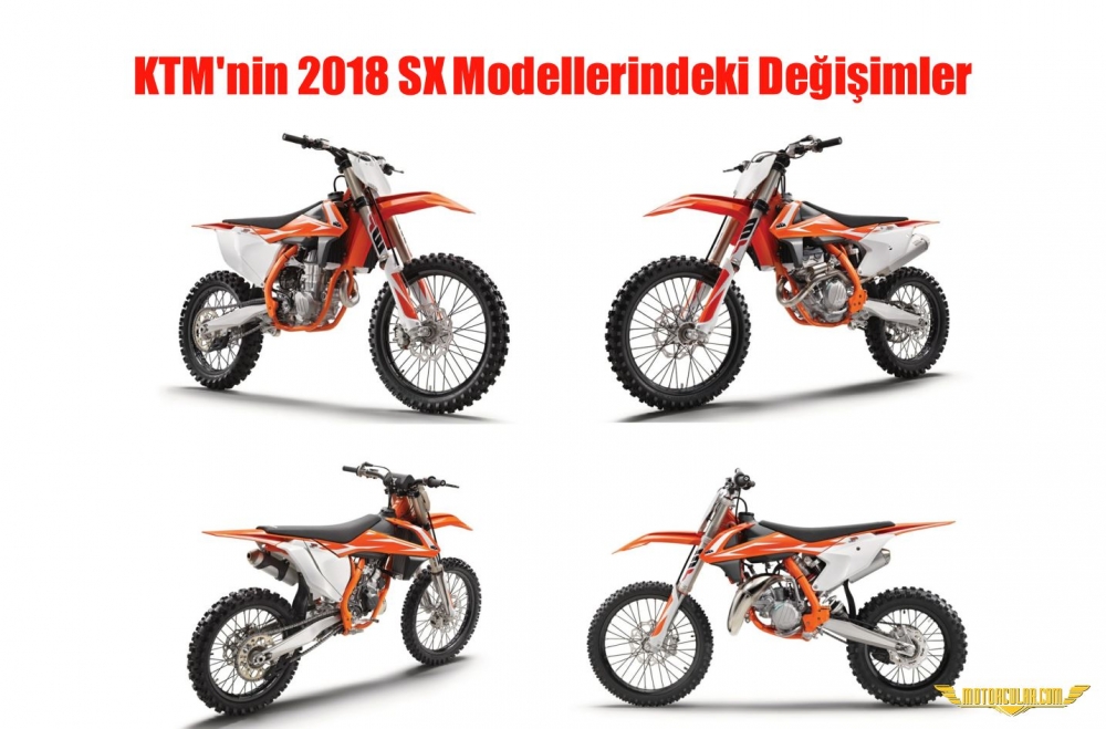 KTM'nin 2018 SX Modellerindeki Değişimler