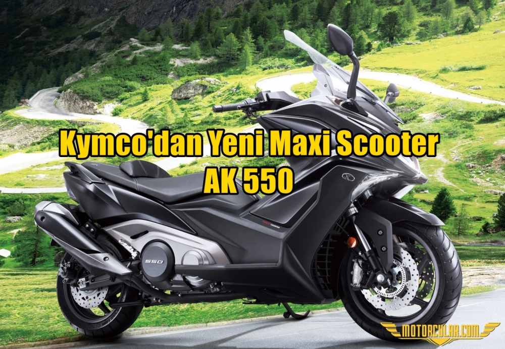 Kymco'dan Yeni AK550 Maxi Scooter Modeli