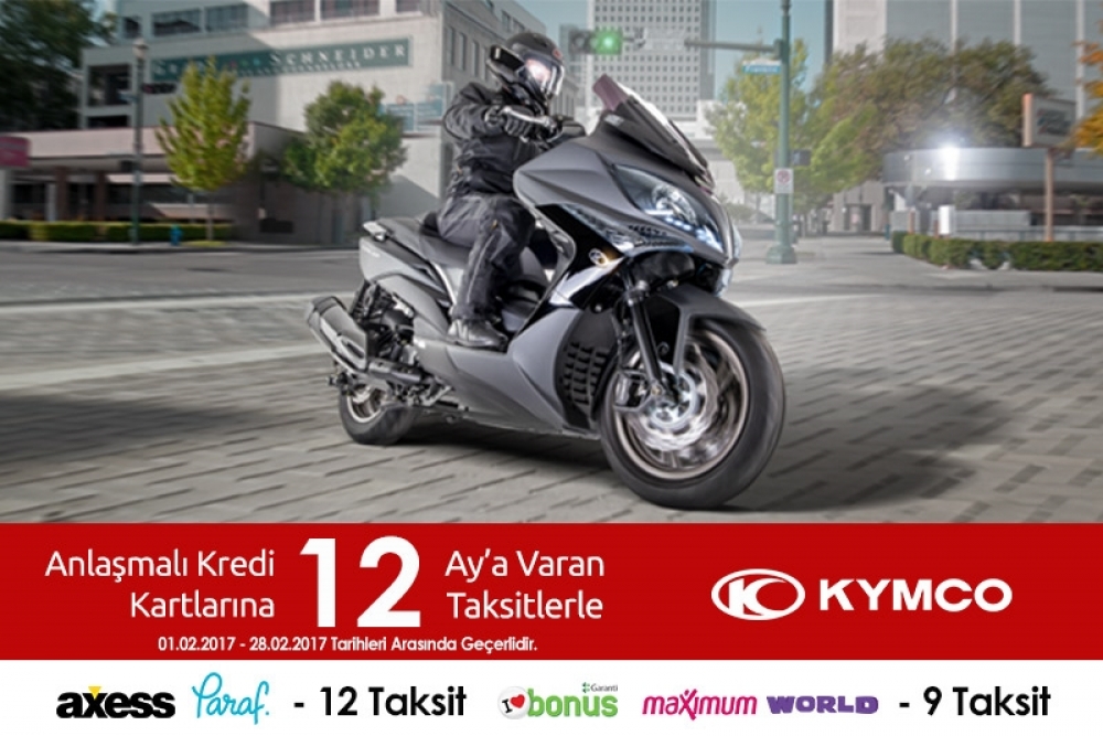 Kymco'da Şubat Ayı Fırsatı