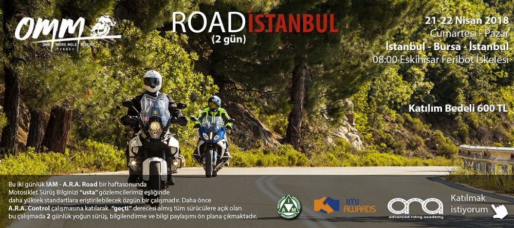 OMM Road İstanbul 21-22 Nisan 2018