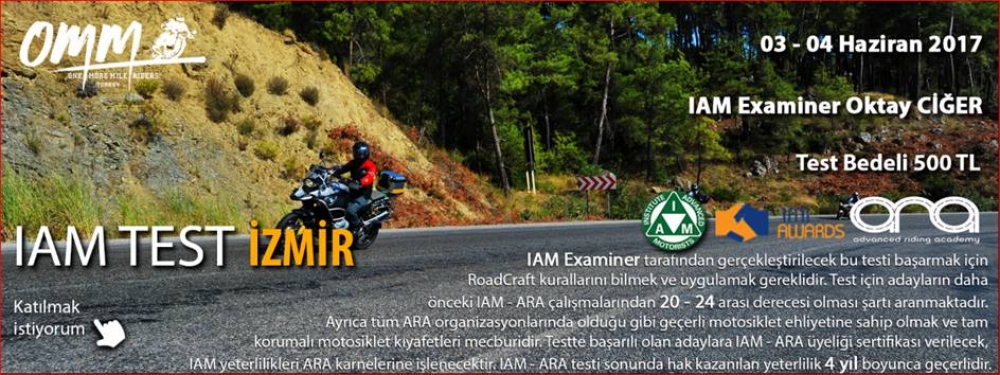 OMM - 03/04 Haziran 2017 IAM Test İZMİR