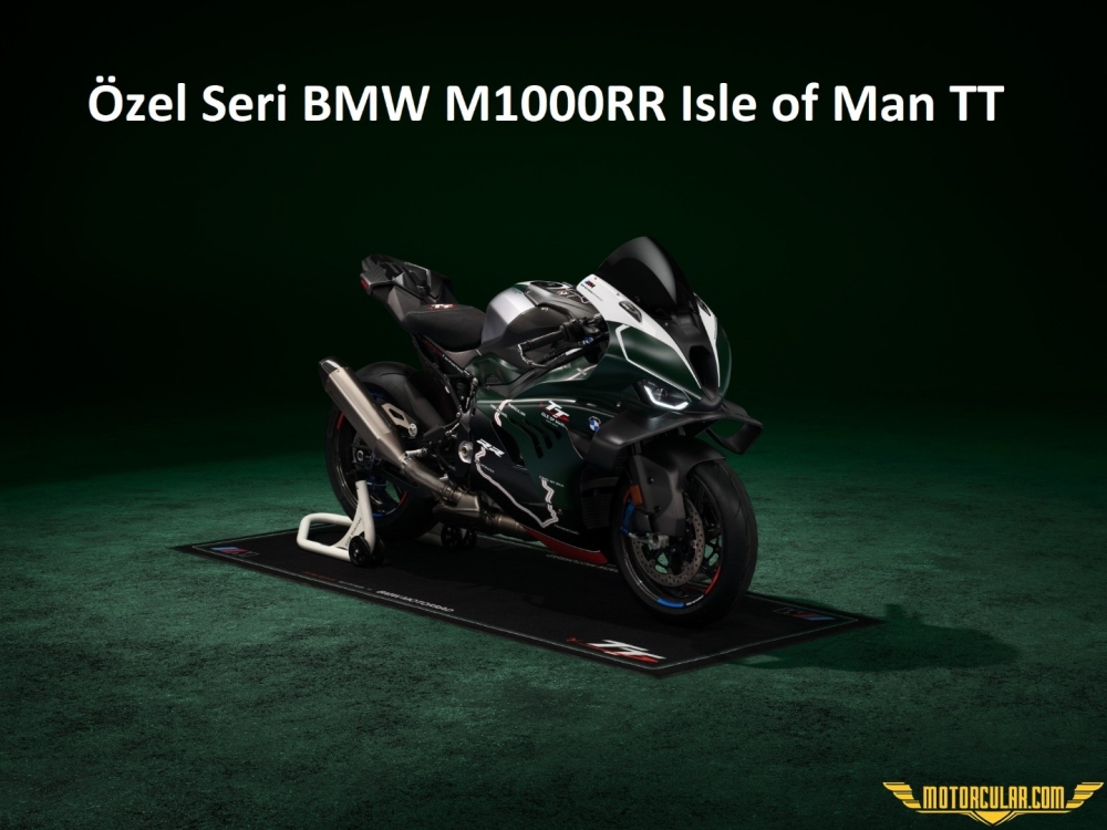 BMW M1000RR Limited Edition Isle of Man TT Sunuldu