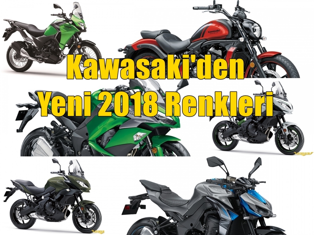Kawasaki'den Yeni 2018 Renkleri