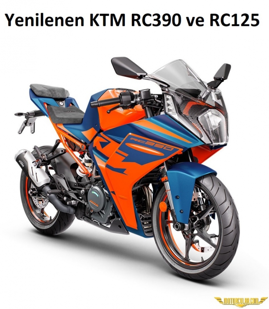 Yenilenen KTM RC390 ve RC125 Sunuldu