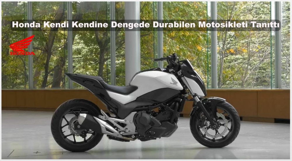 Honda Kendi Kendine Dengede Durabilen Motosikleti Tanıttı