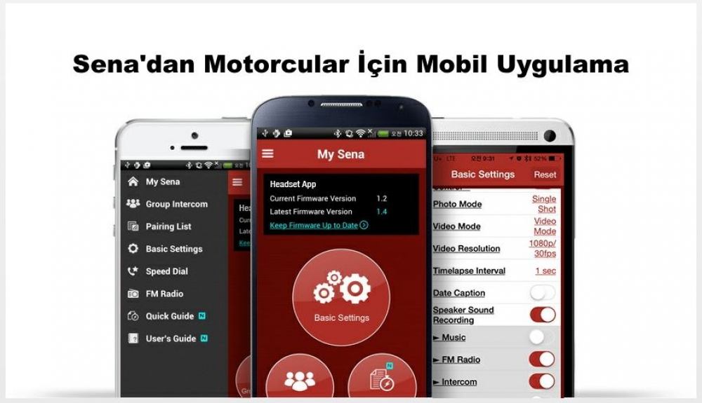 Sena'dan Motorcular İçin Mobil Uygulama