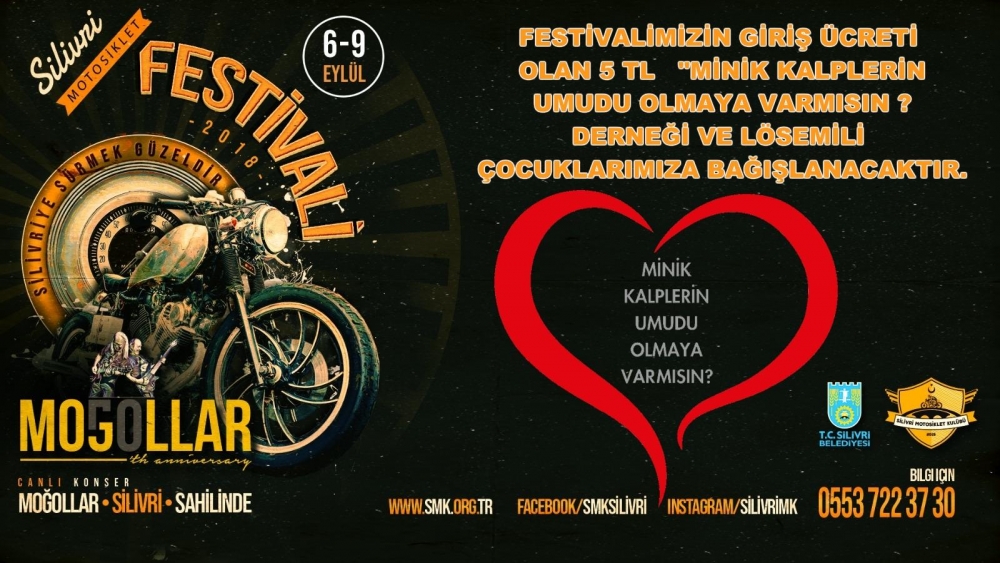 Silivri Motosiklet Festivali 06-09 Eylül 2018