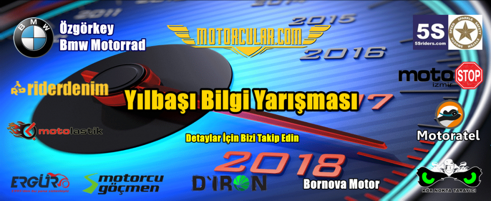 Motorcular.com Yılbaşı Bilgi Yarışması Etkinliği