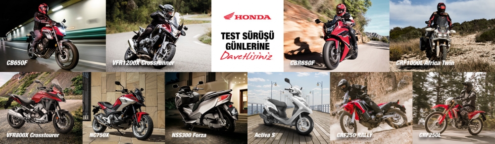Honda Test Sürüş Günleri Başlıyor! (Bursa 6-7 Mayıs 2017)