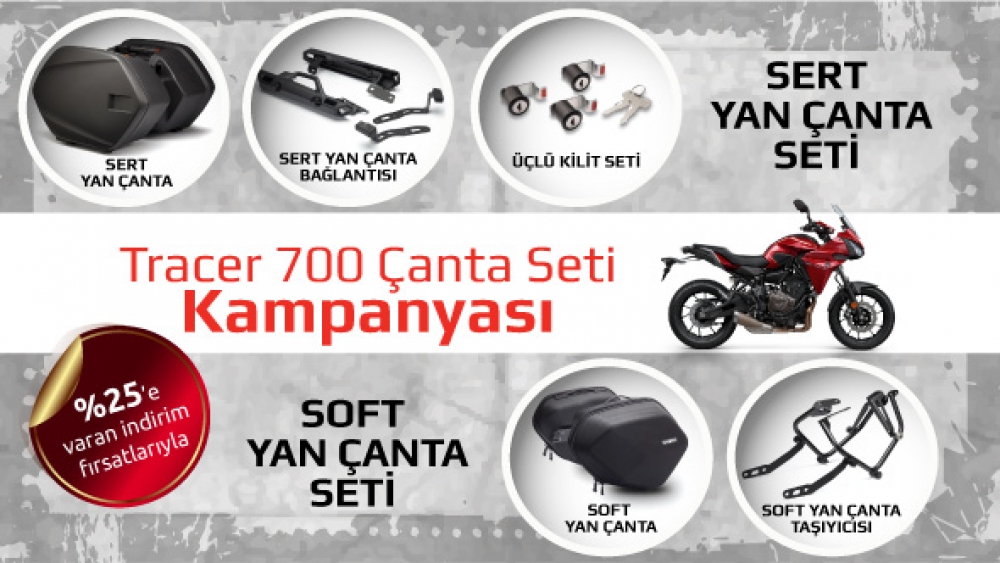 Yamaha Tracer 700 Çanta Seti Kampanyası