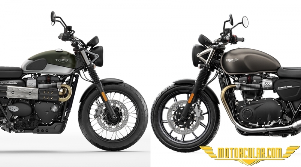 Triumph 2019 Street Scrambler ve Street Twin Modellerini Tanıttı