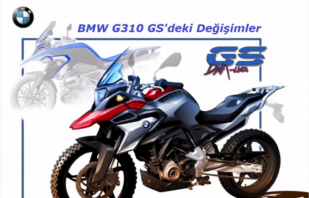 BMW G310 GS'deki Değişimler