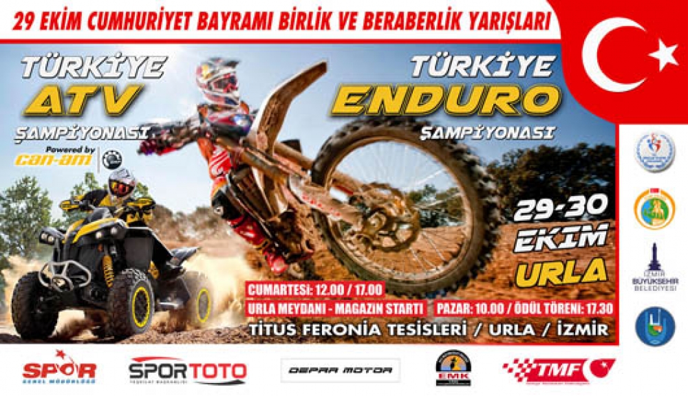 Türkiye Enduro ve ATV Şampiyonası, Urla İzmir 29-30 Ekim 2016