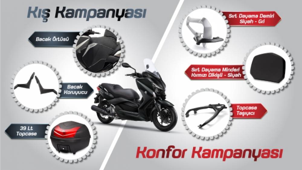 Yamaha X-MAX'lerde Kış ve Konfor Kampanyası