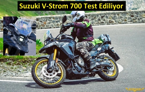 Yeni Suzuki V-Strom 700 Test Edilirken Görüntülendi