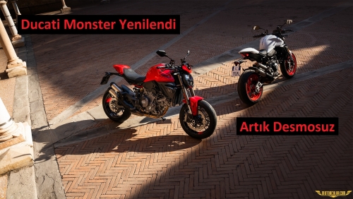 Ducati Monster Desmosuz V2 Motora Kavuştu