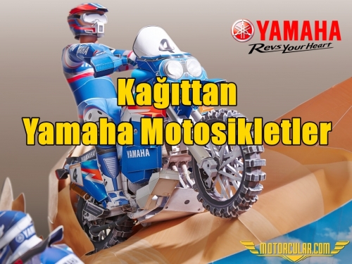 Kağıttan Yamaha Motosikletler