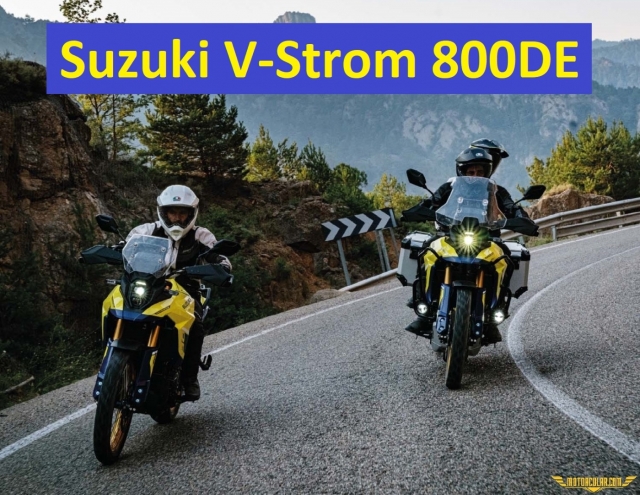 Suzuki V-Strom 800DE Sunuldu