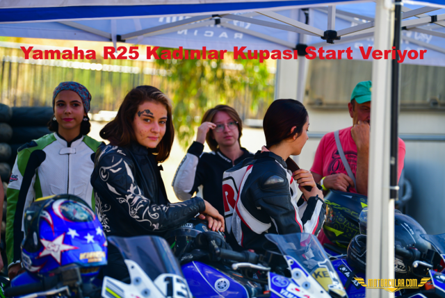Yamaha R25 Kadınlar Kupası Start Veriyor