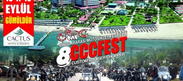 8. Uluslararası CCC Motosiklet Festivali Gümüldür, İzmir 16 - 18 Eylül 2016 