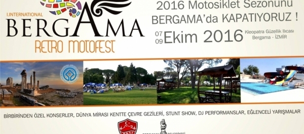 1. International Bergama Retro Motofest, Bergama 7-9 Ekim 2016