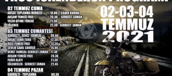 TRCC İskenderun Motosiklet Festivali, Arsuz-İskenderun  2-3-4 Temmuz 2021