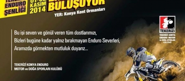 Konya Enduroyla Buluşuyor 01-02.11.2014