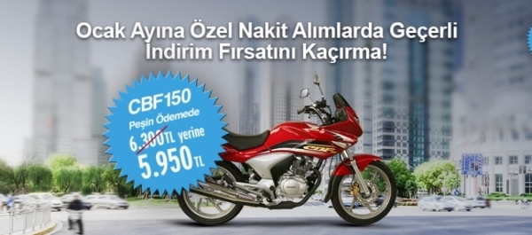 Honda CBF 150 Nakit Alım Kampanyası