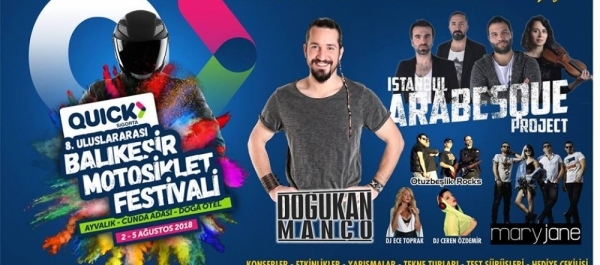 8.Balıkesir Motosiklet Festivali 02-05Ağustos 2018