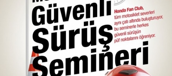 Motosiklette Güvenli Sürüş Semineri