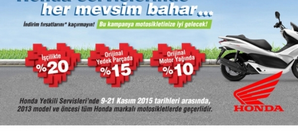 Honda Servislerinde Her Mevsim Bahar!