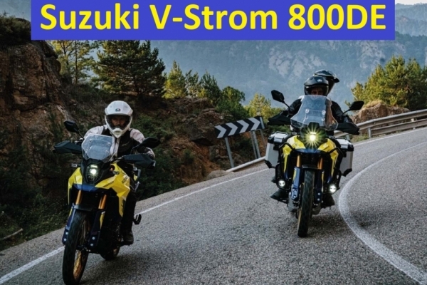 Suzuki V-Strom 800DE Sunuldu