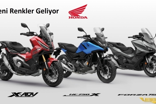 X-ADV, NC750X ve Forza 750 Yeni Renklerle Geliyor
