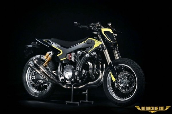 Custom Yamaha XJR1300 Flat Tracker www.motorcular.com