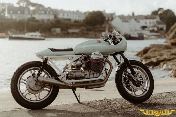 Moto Guzzi V1000 Custom: Celeste Green